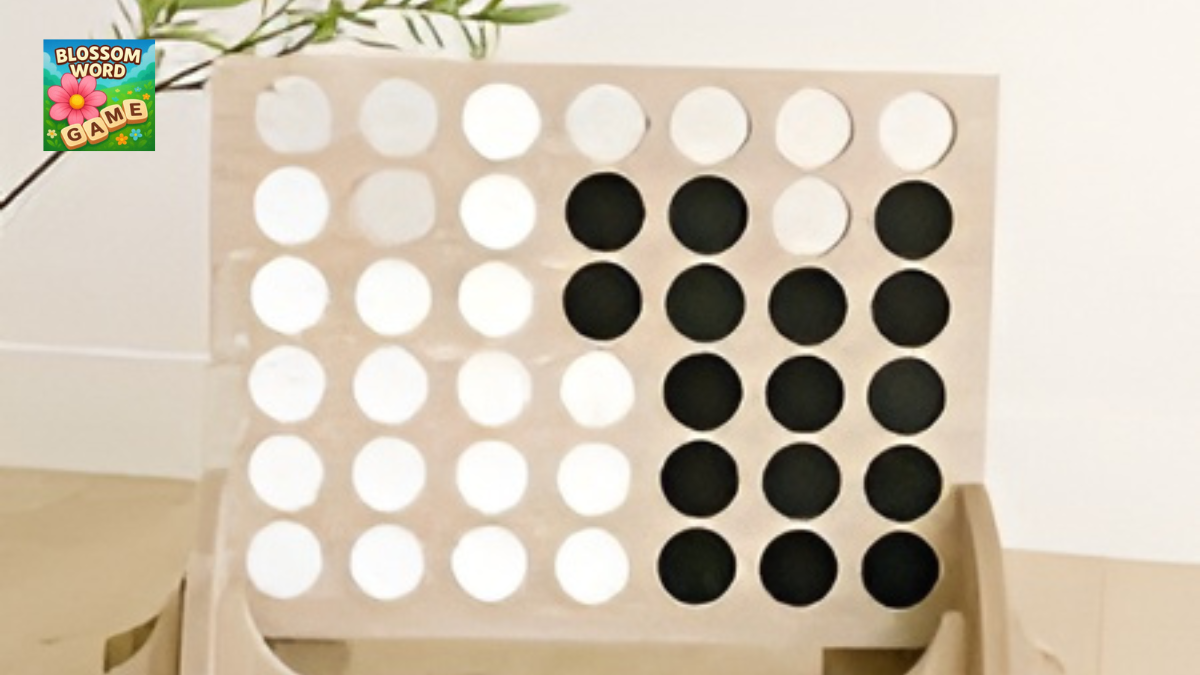 wood connect four game