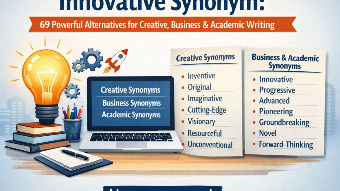 Innovative Synonym: 69 Powerful Alternatives for Creative, Business & Academic Writing