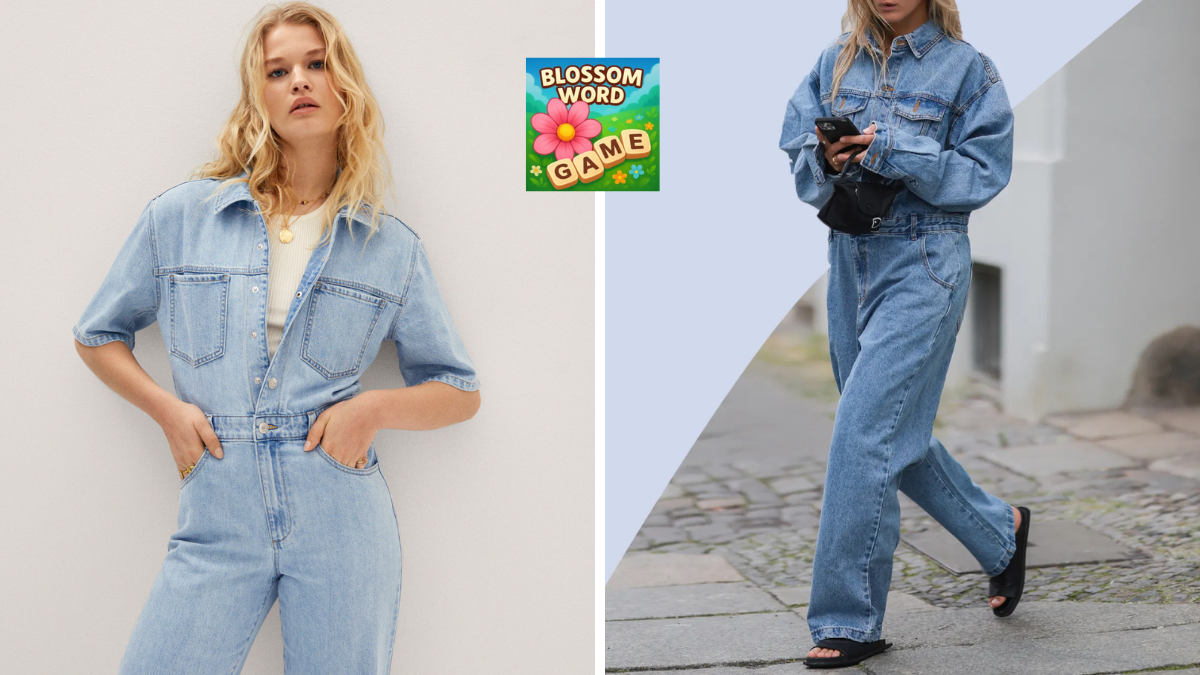 denim jumpsuit