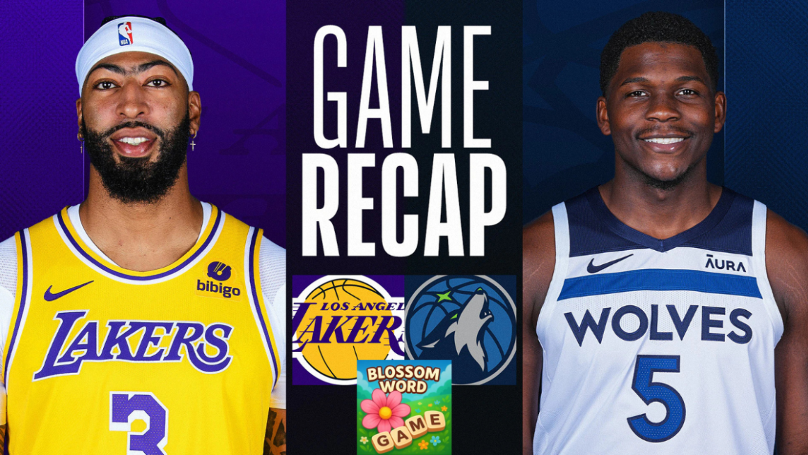 timberwolves vs lakers match player stats